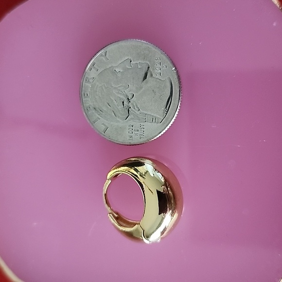 Goldtone Hoop Earrings - Picture 5 of 5